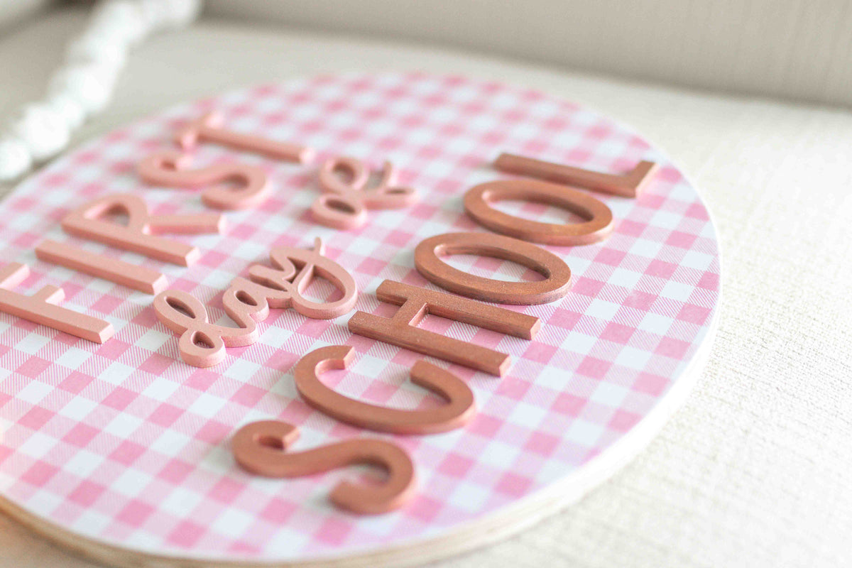 Dainty Back to School Sign