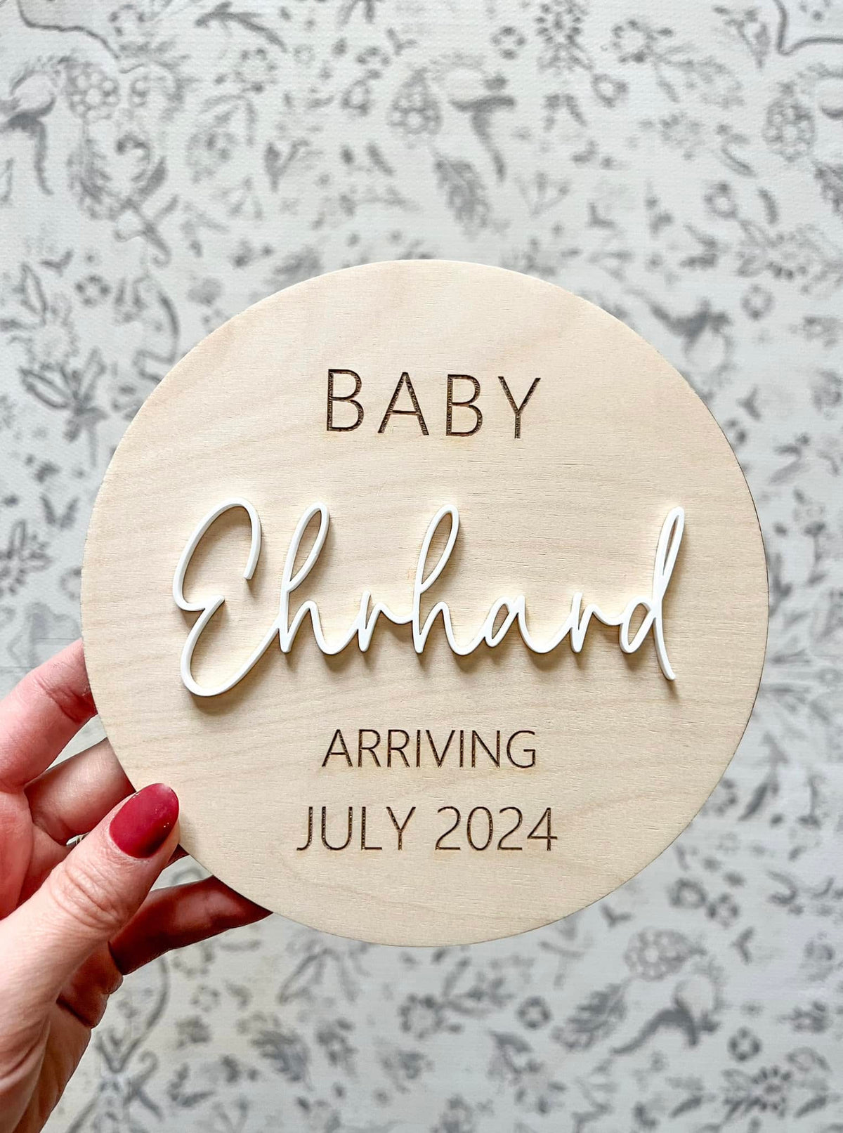 Baby Announcement Sign