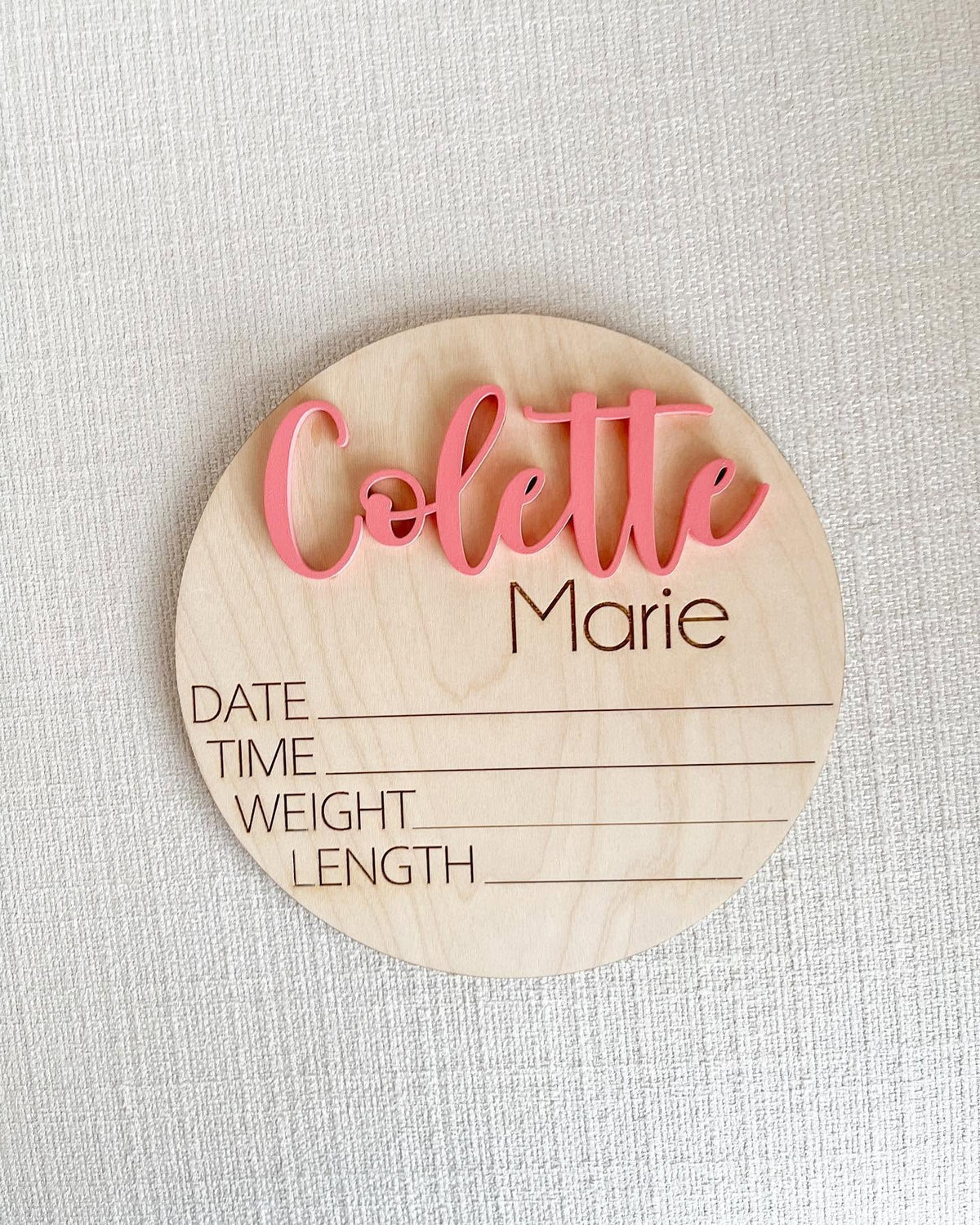 Baby Announcement Sign