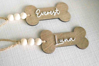 Dog Bone Stocking Tags