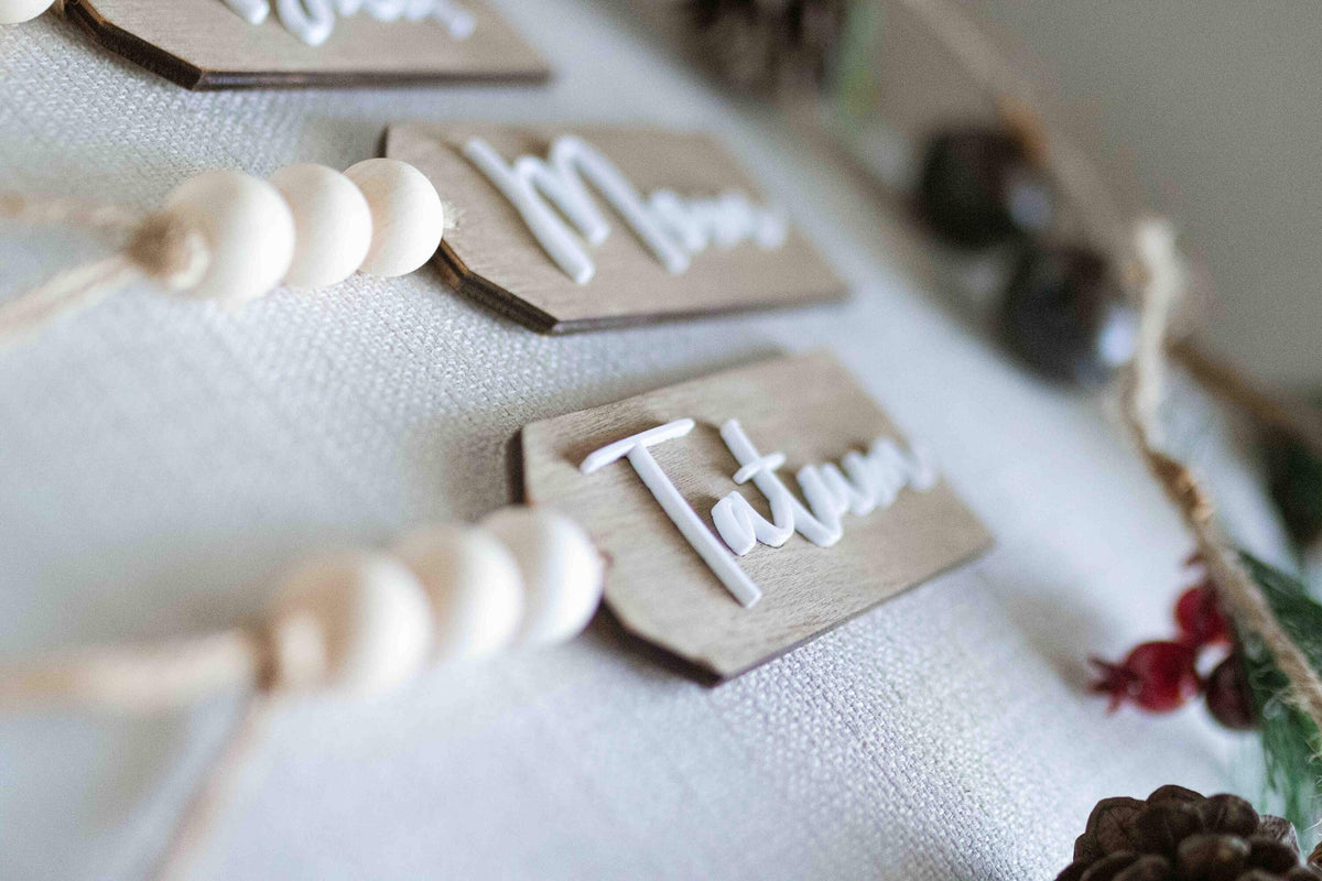 Personalized Christmas Stocking Tags