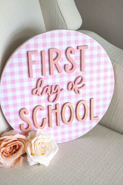 Dainty Back to School Sign