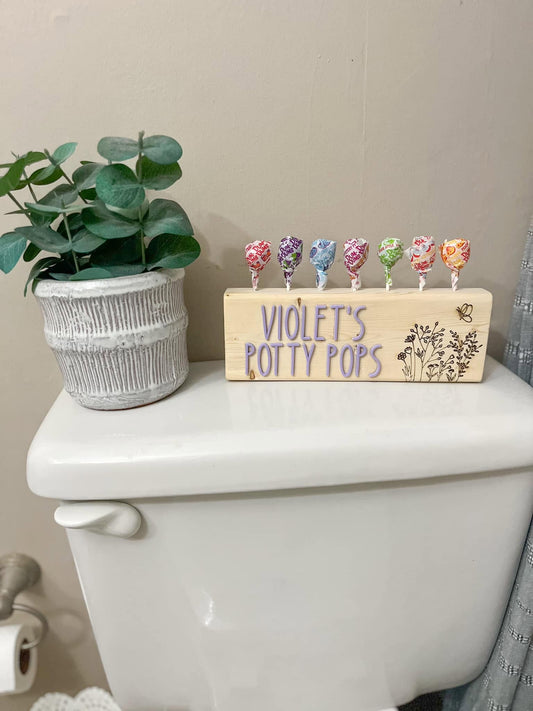 Potty Pop Holder